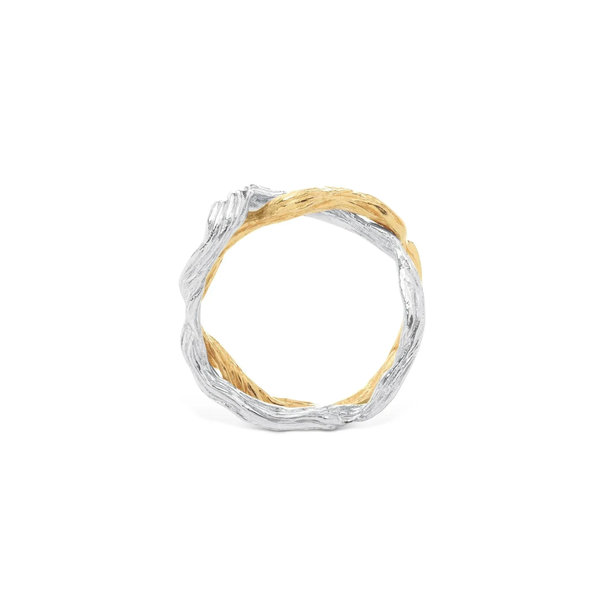 Wisteria Male Ring in Sterling Silver & 18K sold by Michael Aram product image thumbnail 2