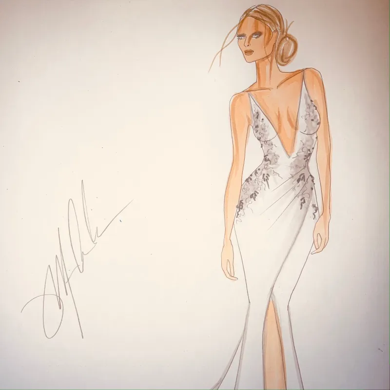 Tami's Custom Wedding Gown sold by Michael Costello