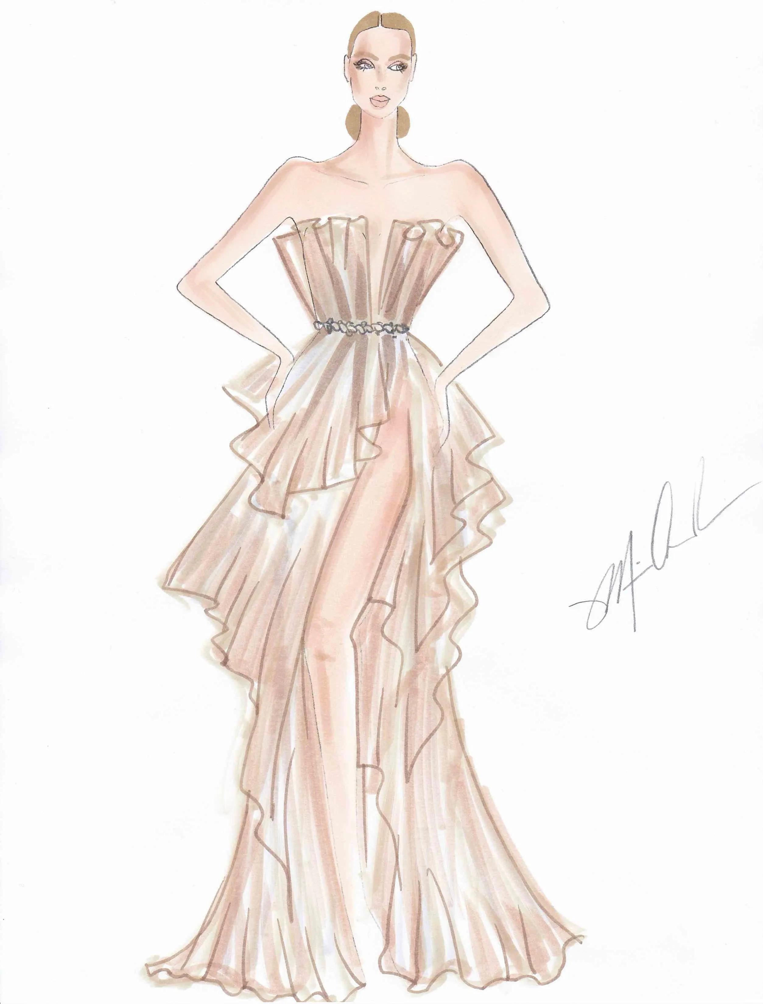 Bridesmaid's Dress 1 sold by Michael Costello