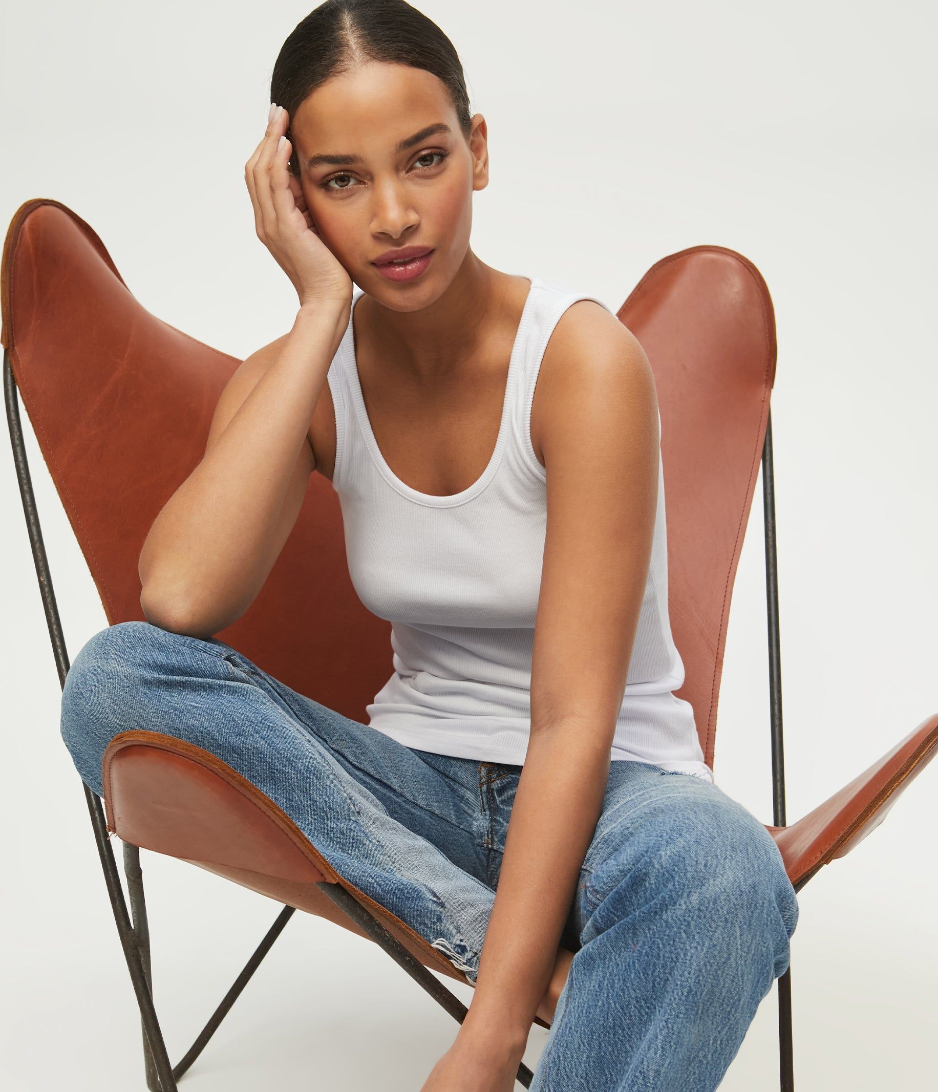 Chelsea Ribbed Tank sold by Michael Stars