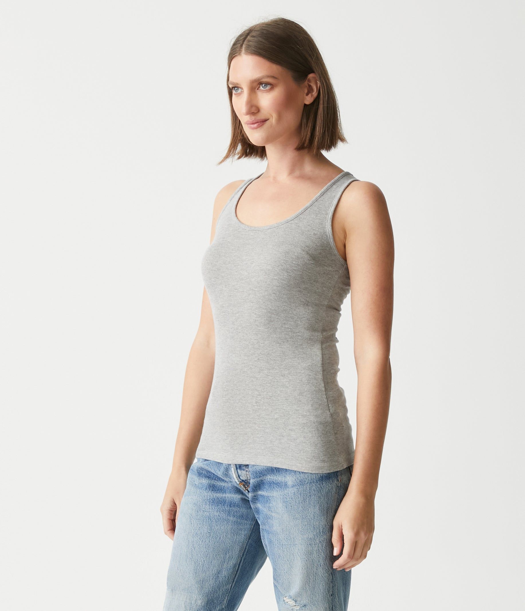 Chelsea Ribbed Tank sold by Michael Stars product image thumbnail 6