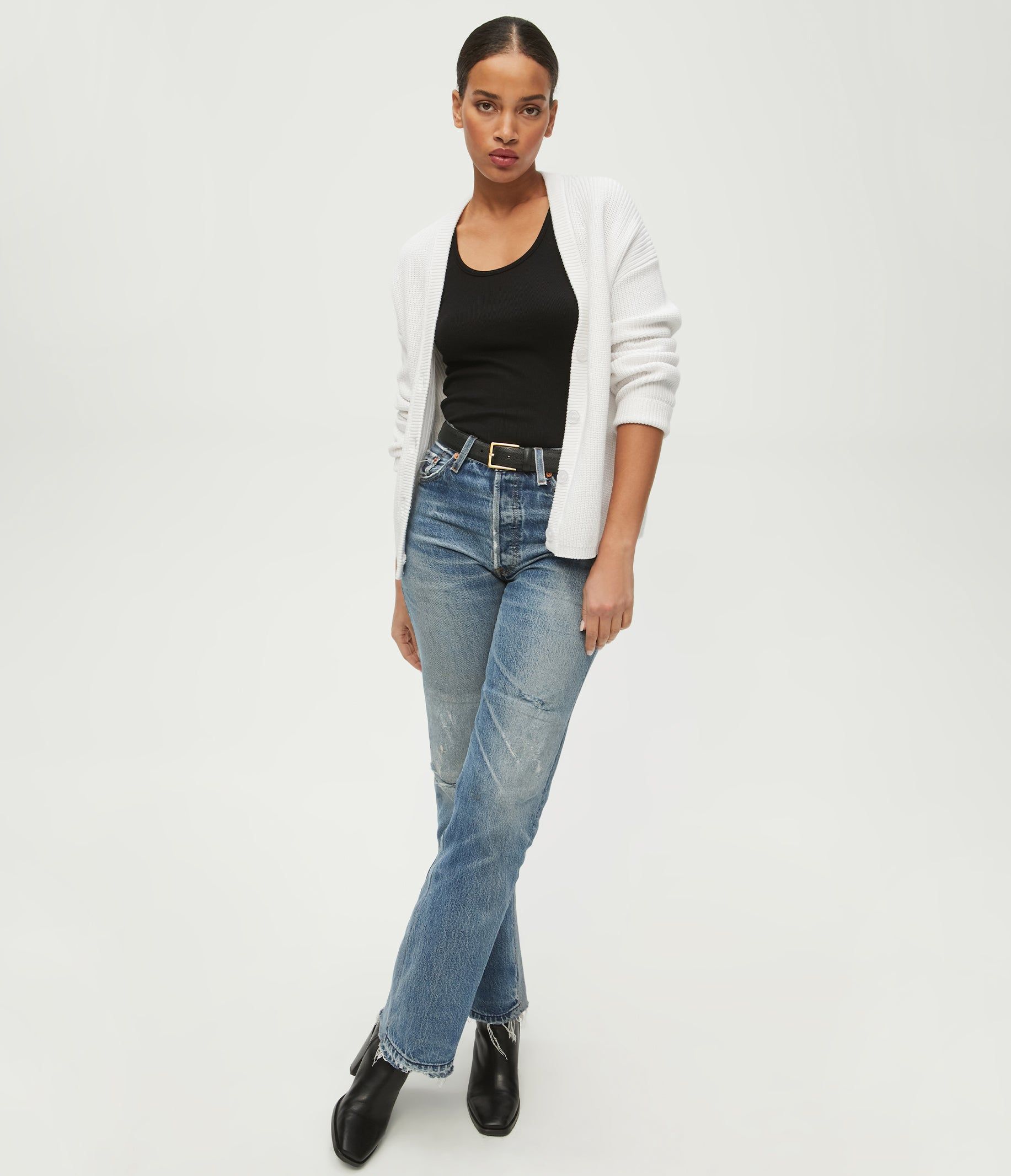 Chelsea Ribbed Tank sold by Michael Stars product image thumbnail 14