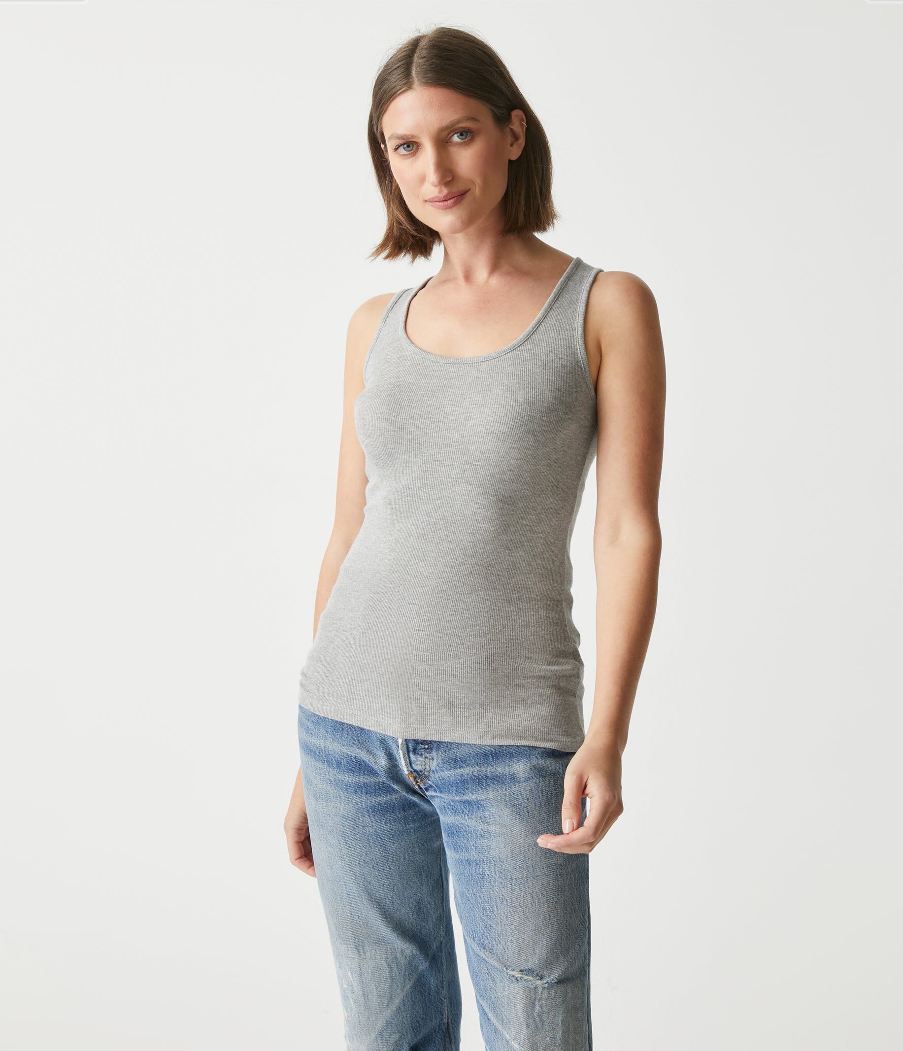 Chelsea Ribbed Tank sold by Michael Stars product image thumbnail 4