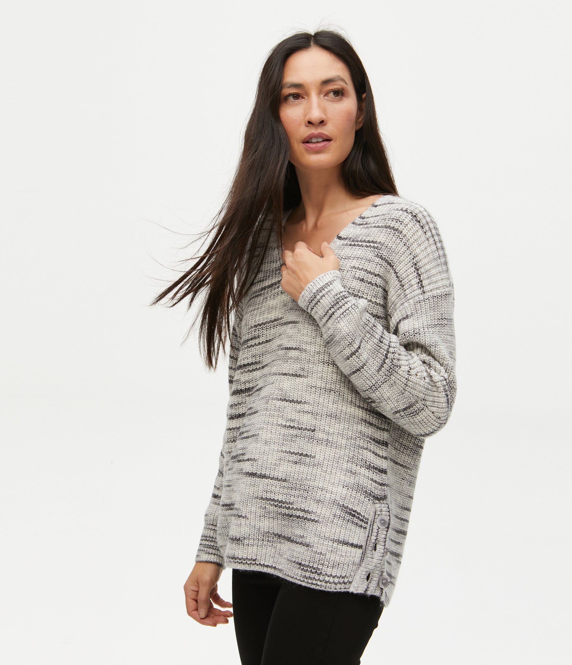 Autumn Spacedye Sweater sold by Michael Stars product image thumbnail 4