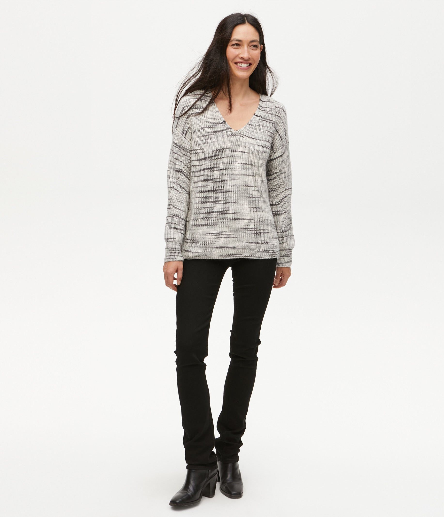 Autumn Spacedye Sweater sold by Michael Stars product image thumbnail 5