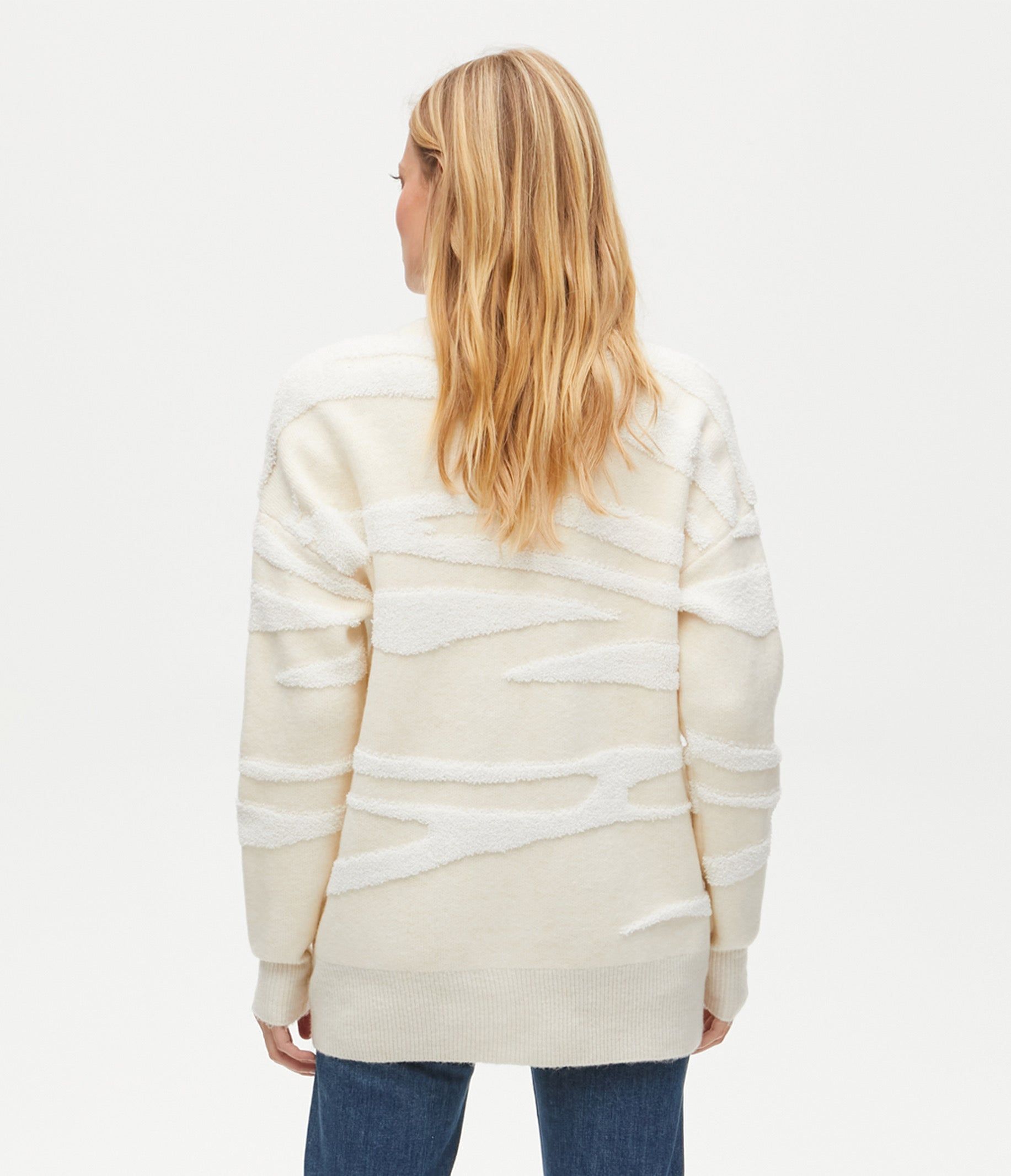 Nell Jacquard Cardigan sold by Michael Stars product image thumbnail 3