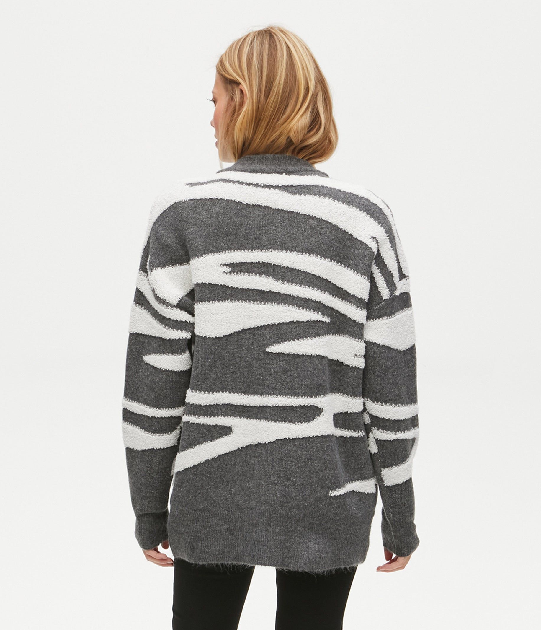 Nell Jacquard Cardigan sold by Michael Stars product image thumbnail 6