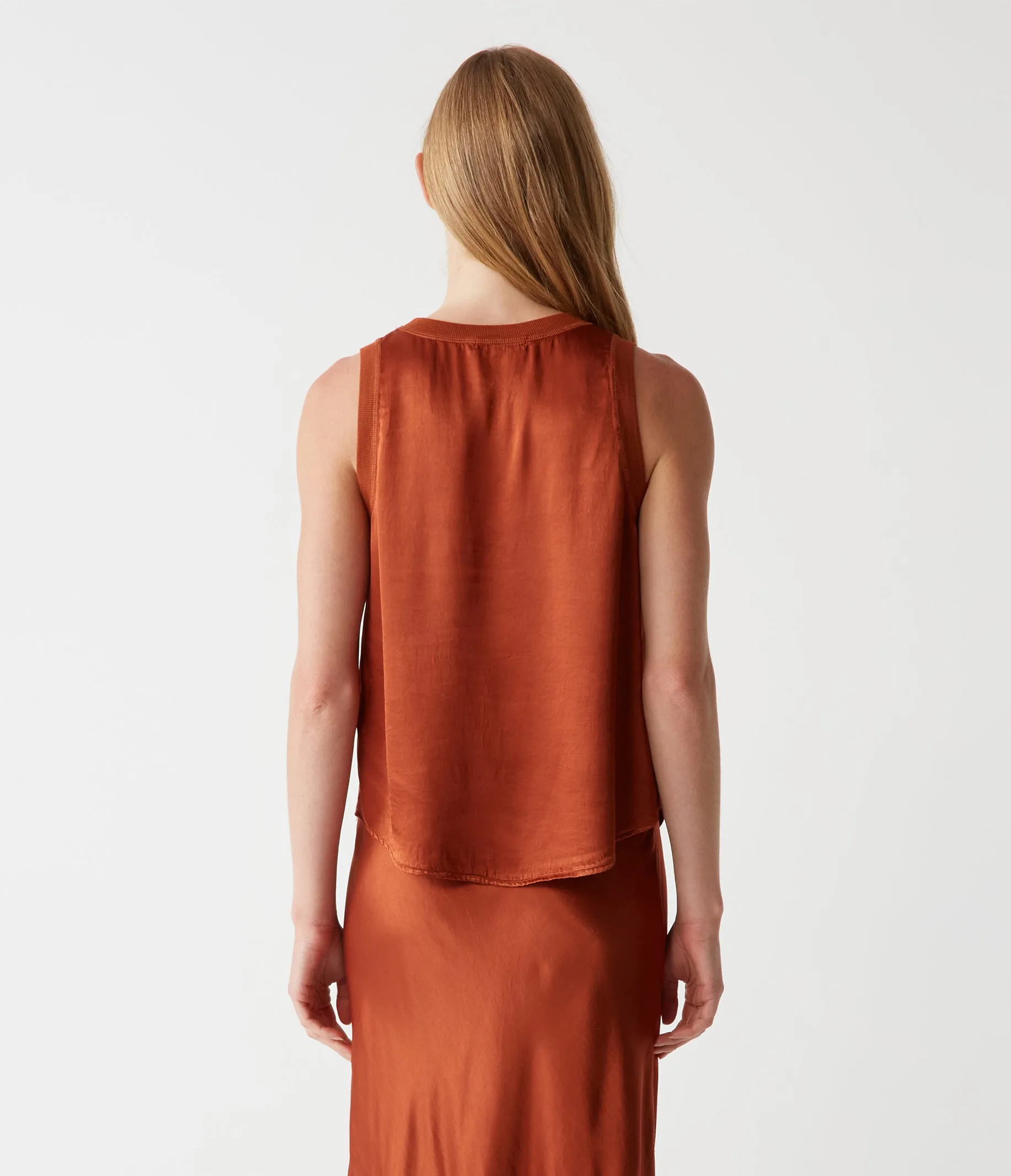 Shay Satin Tank sold by Michael Stars product image thumbnail 4