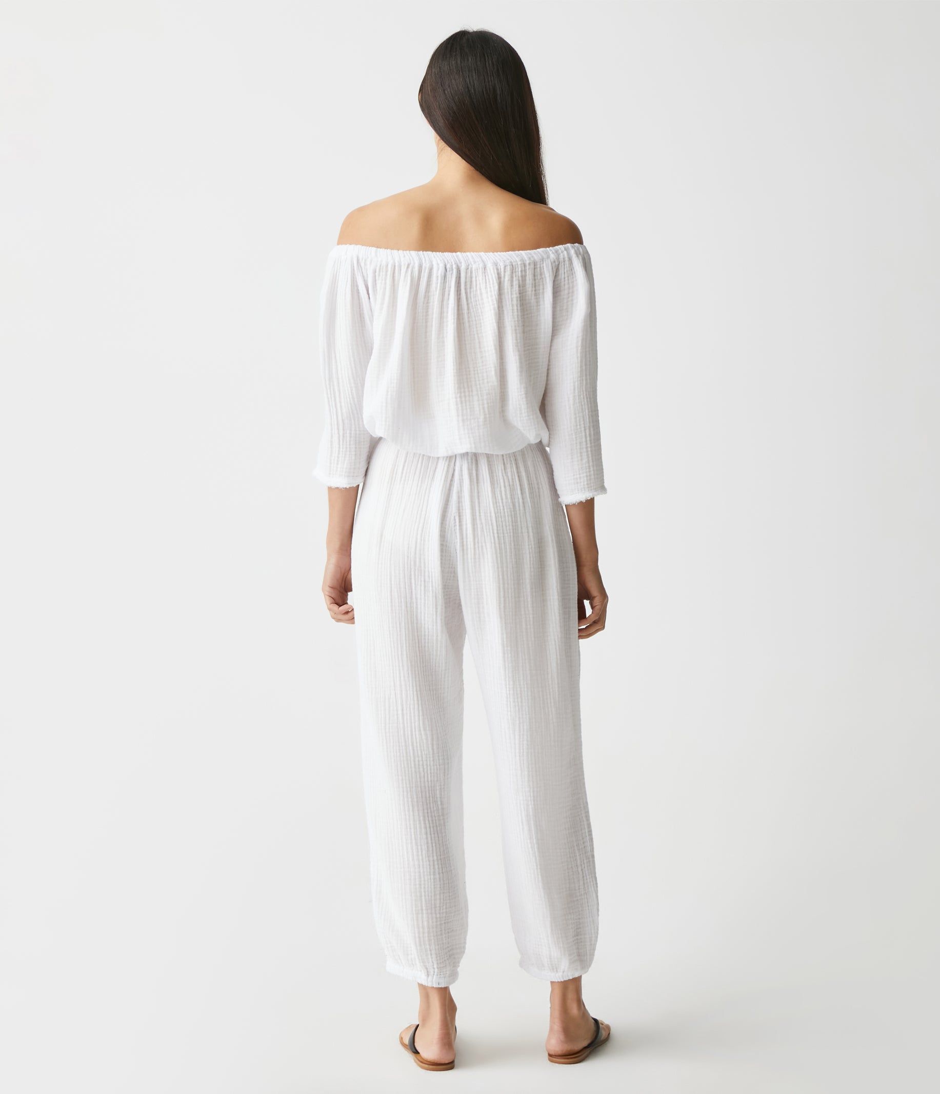 Elsa Gauze Jogger sold by Michael Stars product image thumbnail 4