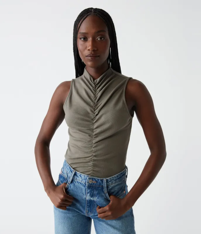 Monet Ruched Front Tank sold by Michael Stars