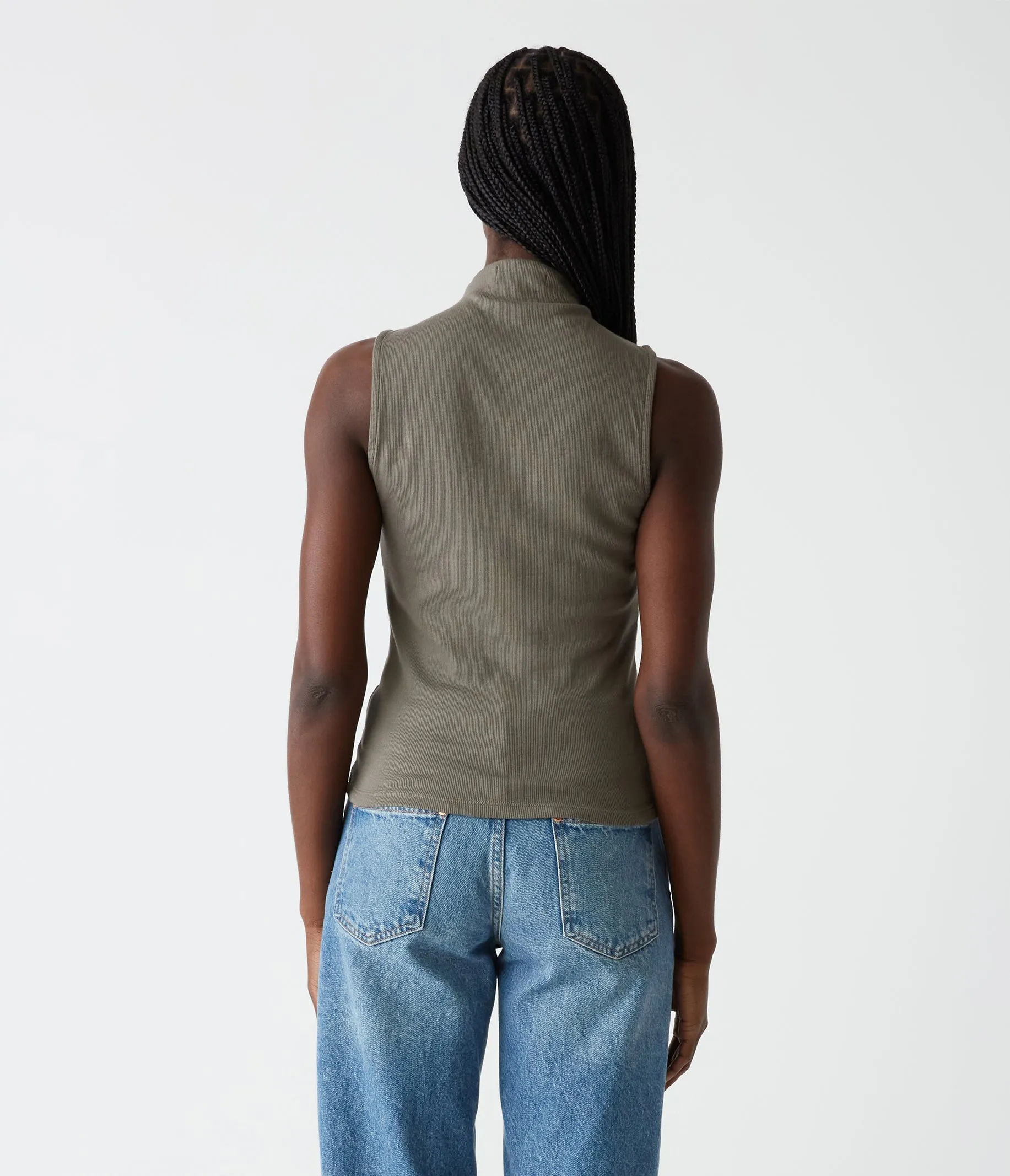 Monet Ruched Front Tank sold by Michael Stars product image thumbnail 4