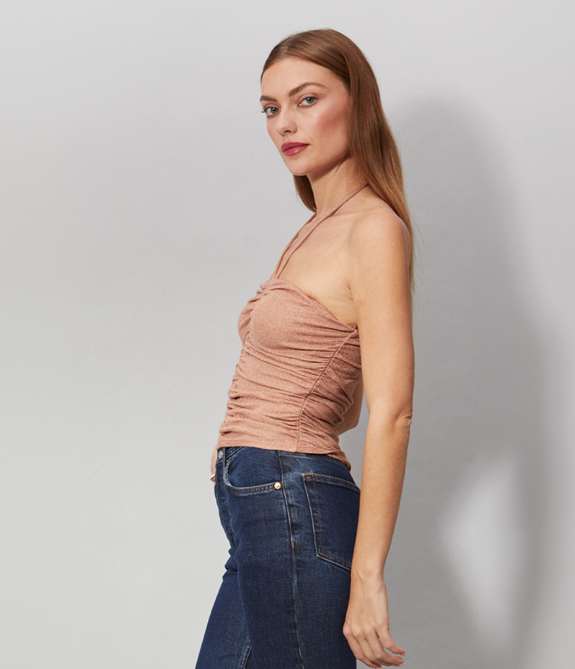 Babbs Shine Halter Top sold by Michael Stars product image thumbnail 12