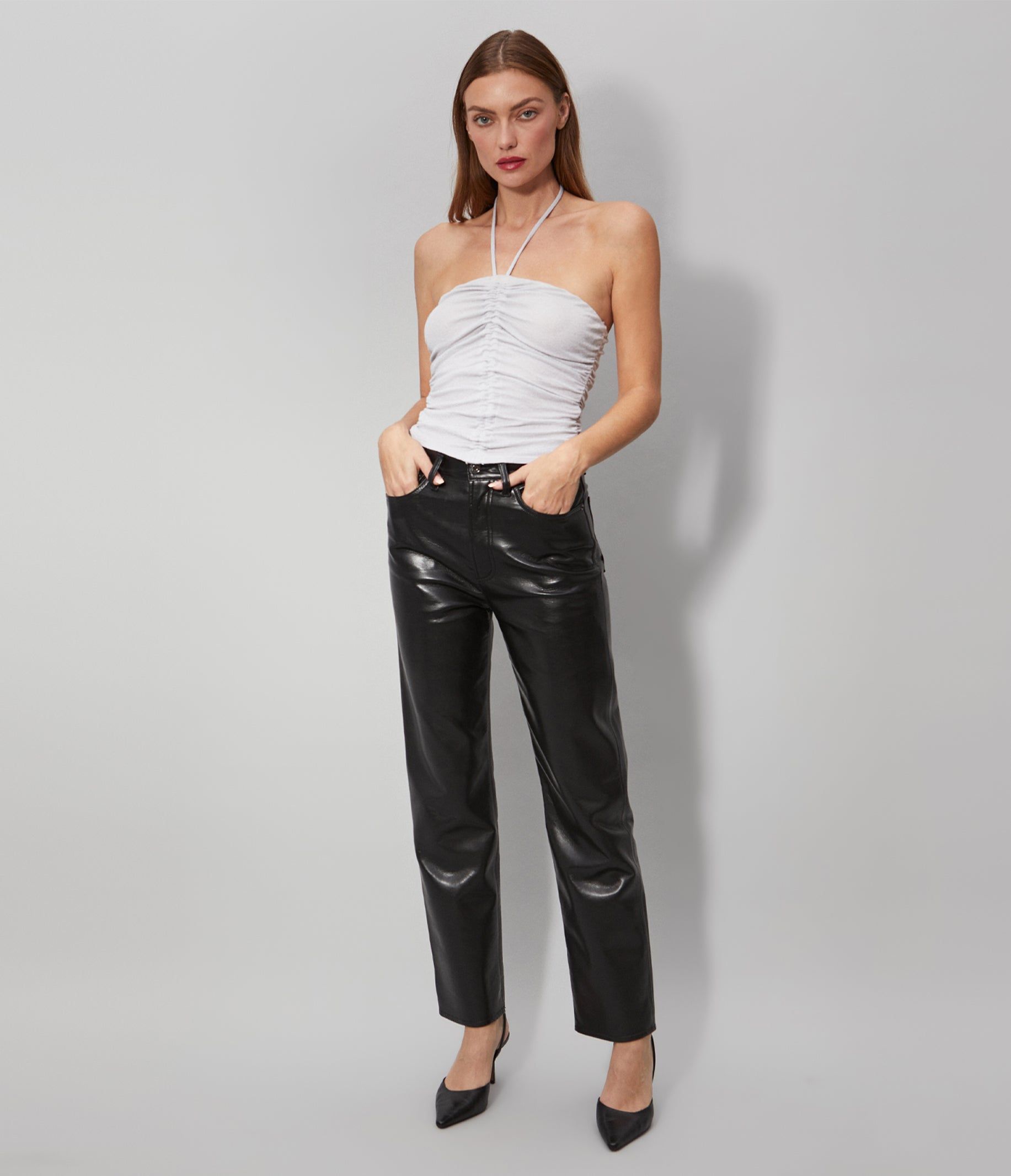 Babbs Shine Halter Top sold by Michael Stars product image thumbnail 8