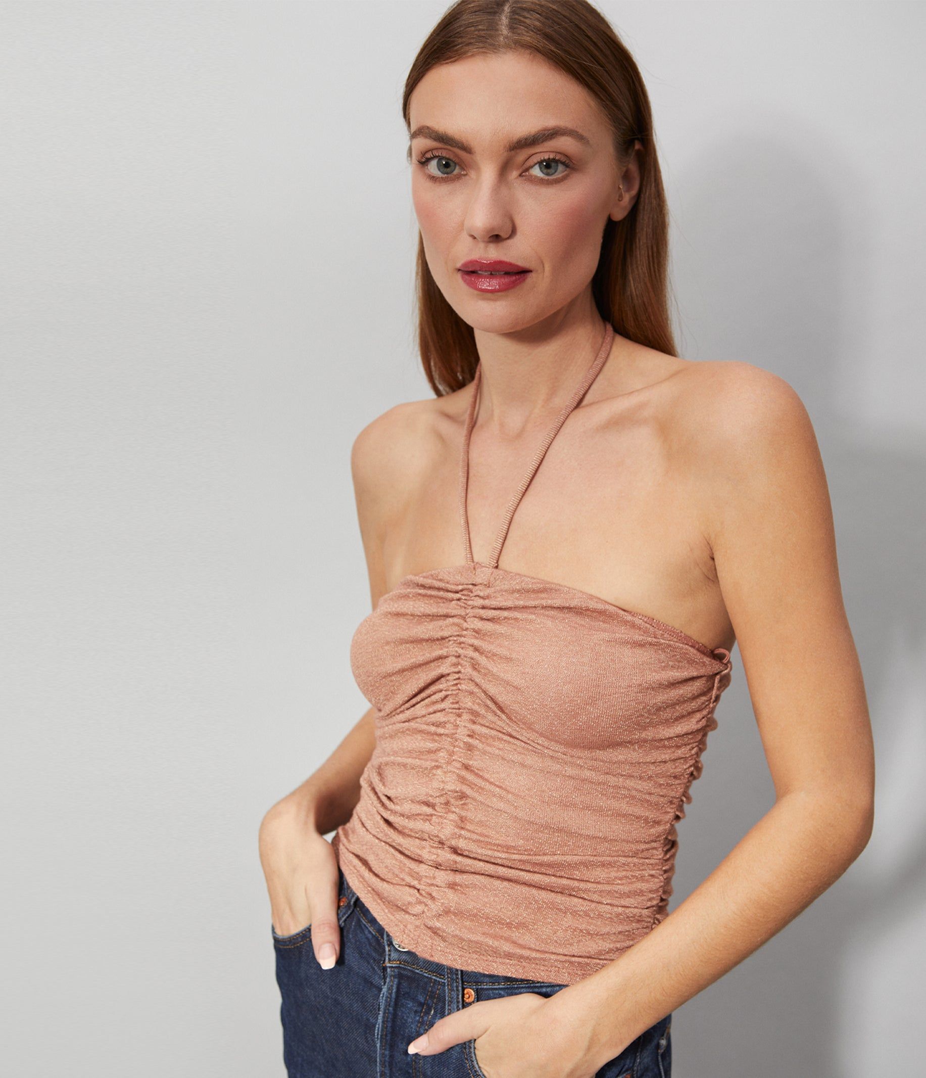 Babbs Shine Halter Top sold by Michael Stars product image thumbnail 10