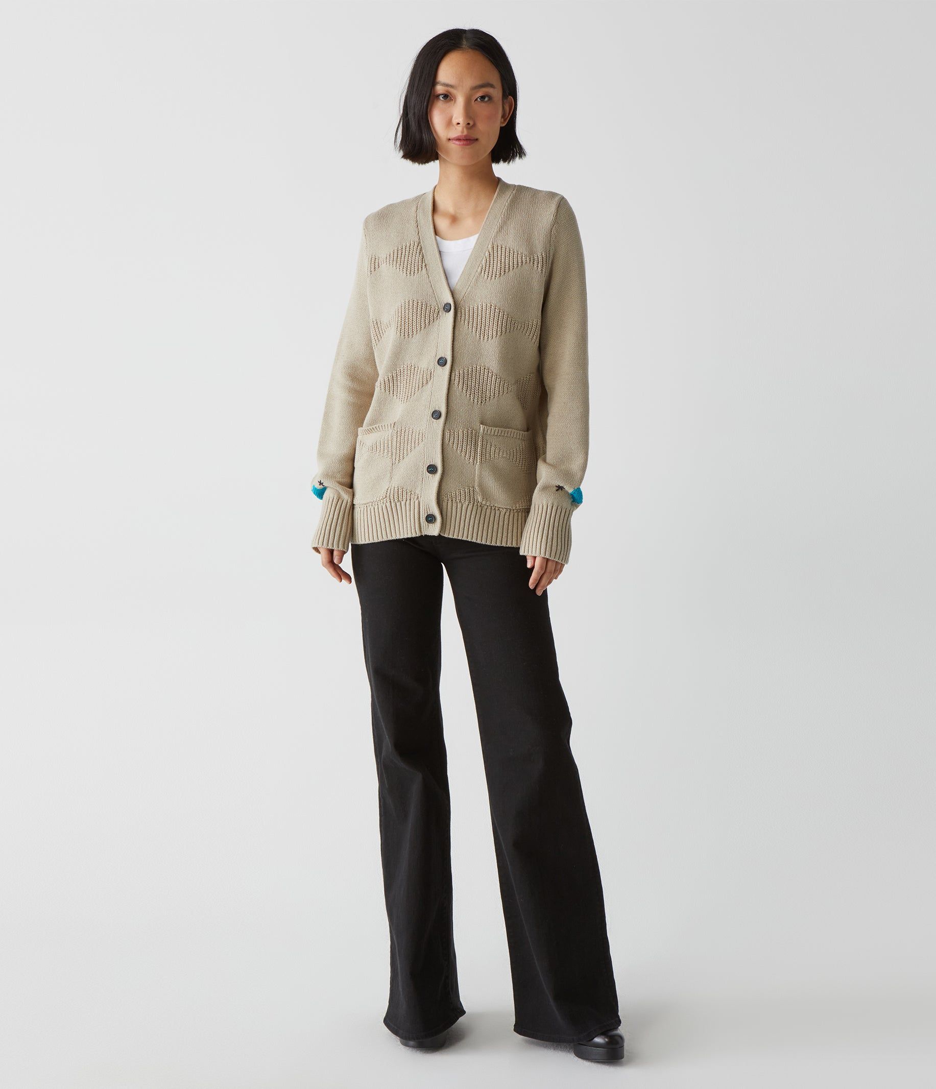 Siri Heart Cardigan sold by Michael Stars product image thumbnail 2