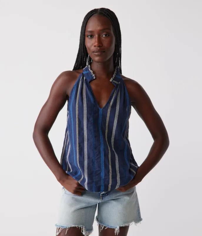 Leslie Split Neck Top sold by Michael Stars