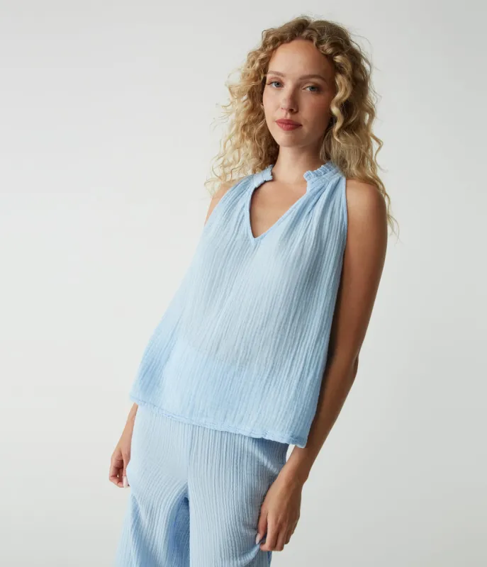 Viola Gauze Tank made by Michael Stars