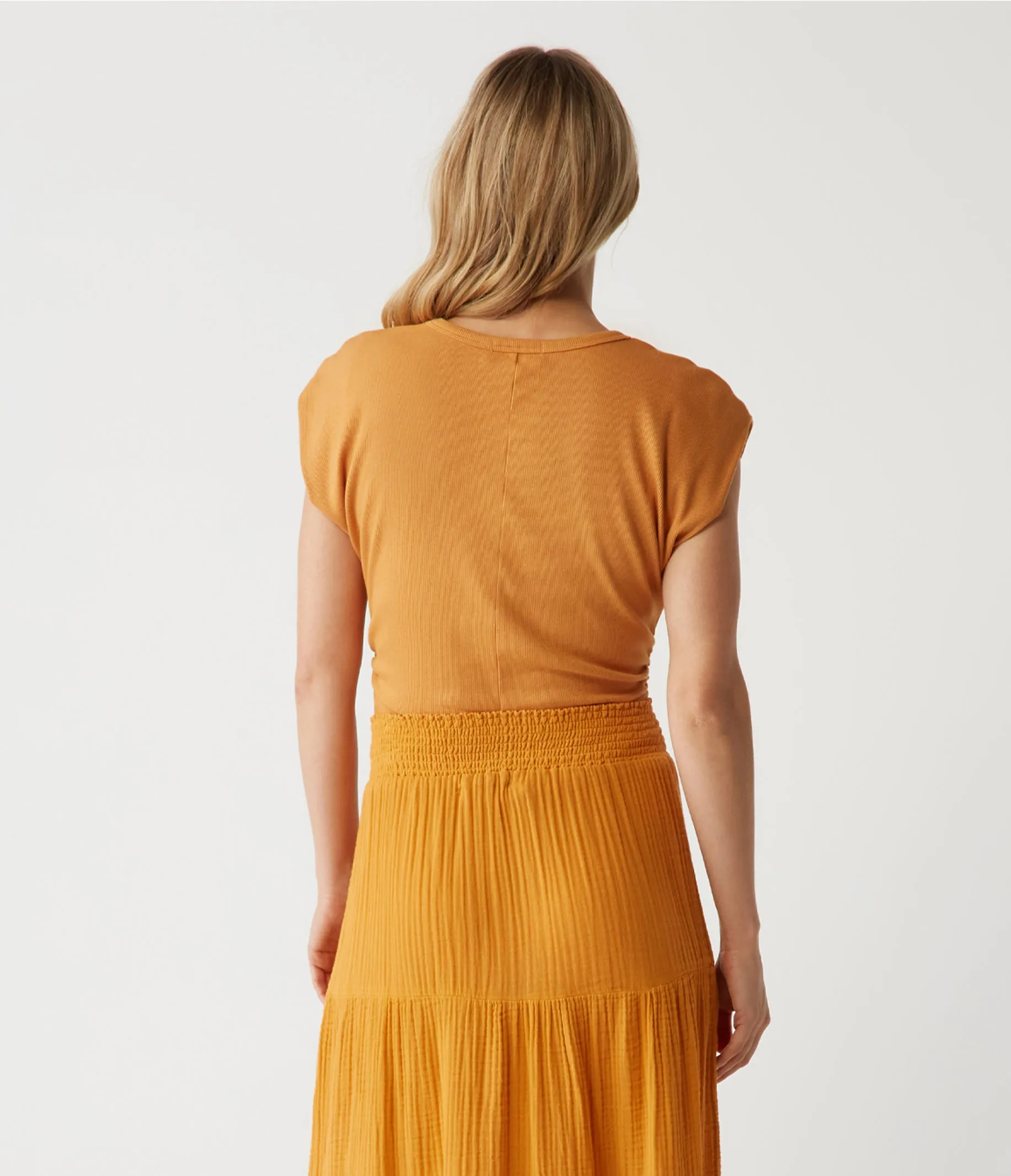 Joni Power Shoulder Tee sold by Michael Stars product image thumbnail 4