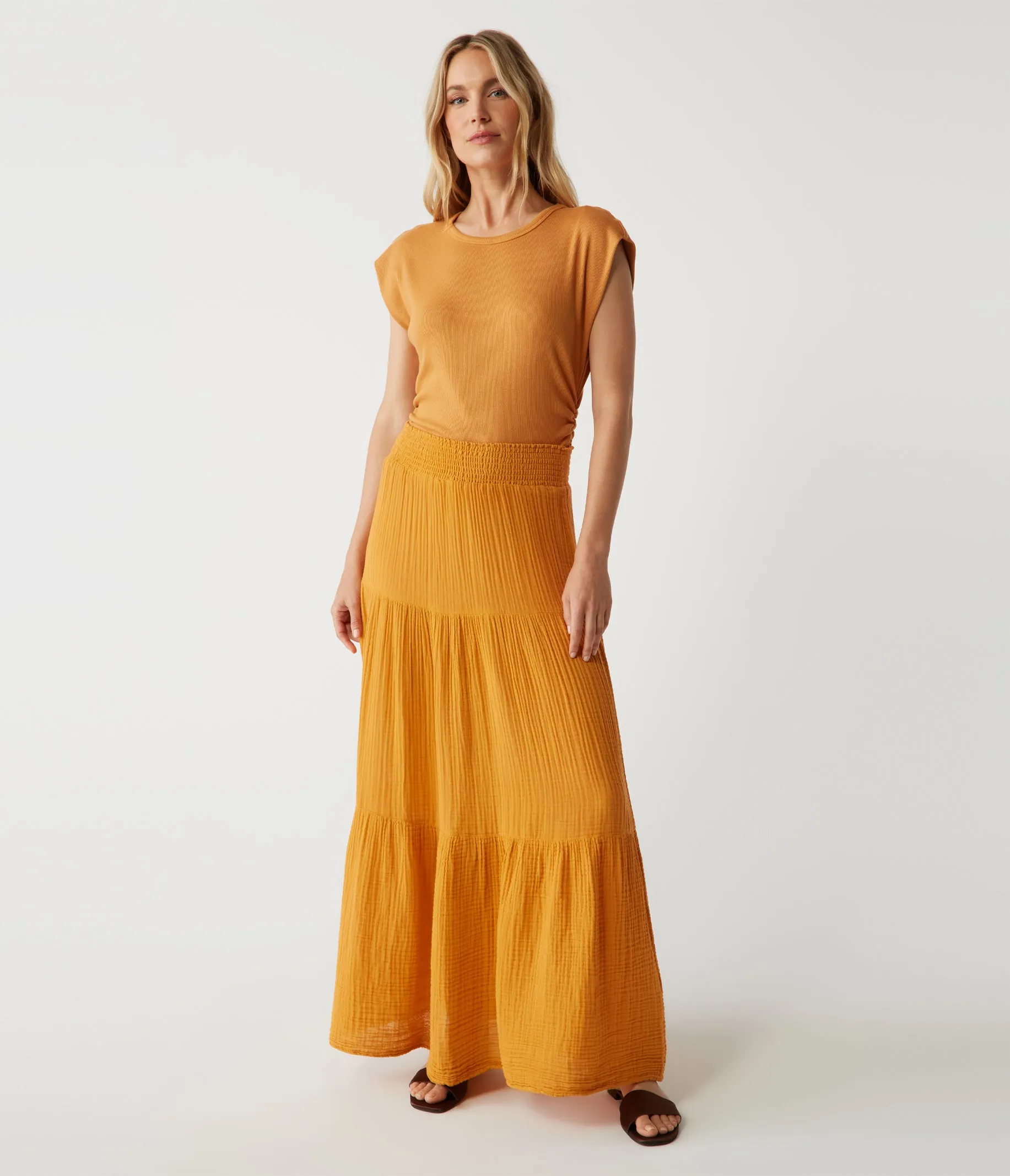 Joni Power Shoulder Tee sold by Michael Stars product image thumbnail 2