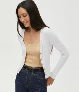 Zaria Shine Cardigan sold by Michael Stars