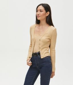 Zaria Shine Cardigan sold by Michael Stars