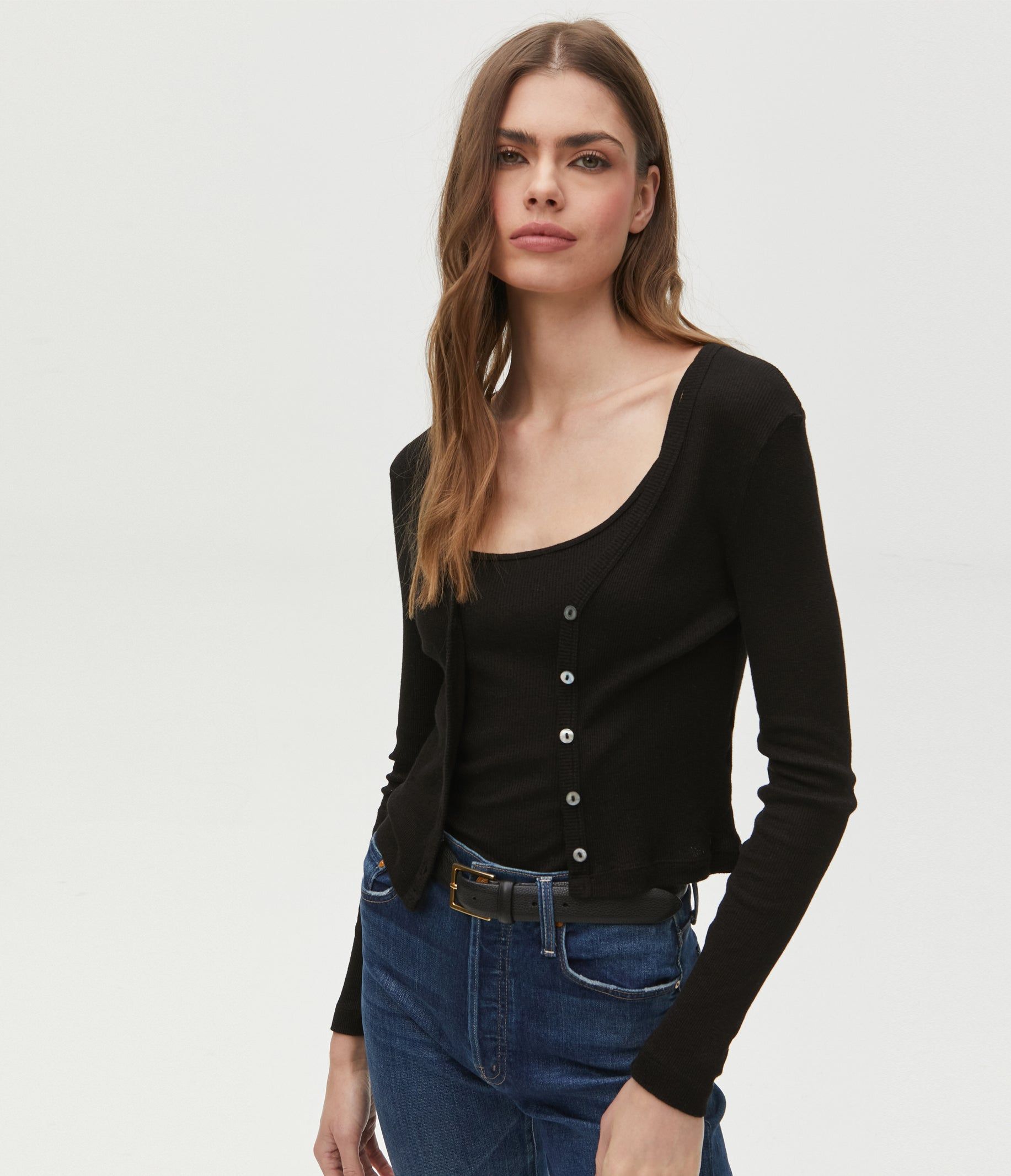 Zaria Shine Cardigan sold by Michael Stars product image thumbnail 9