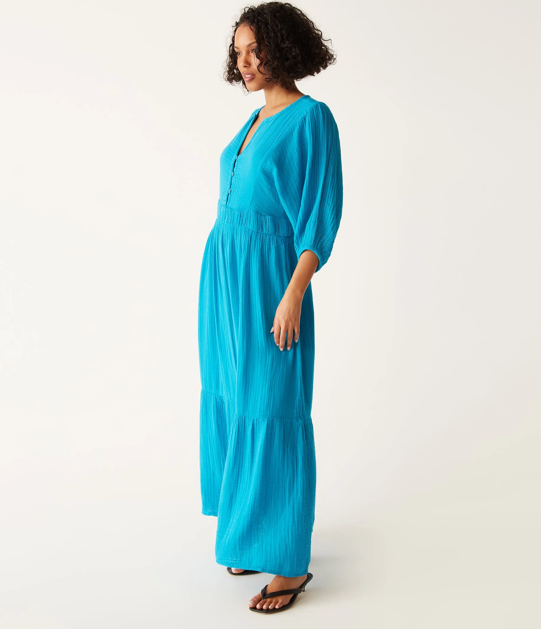 Felicity Gauze Maxi Dress sold by Michael Stars product image thumbnail 3