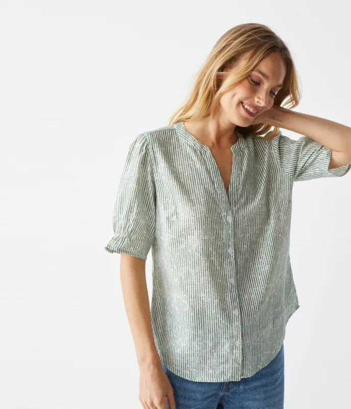 Roxanne Button Down Top sold by Michael Stars