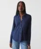 Ayla Button Down Knit Shirt sold by Michael Stars