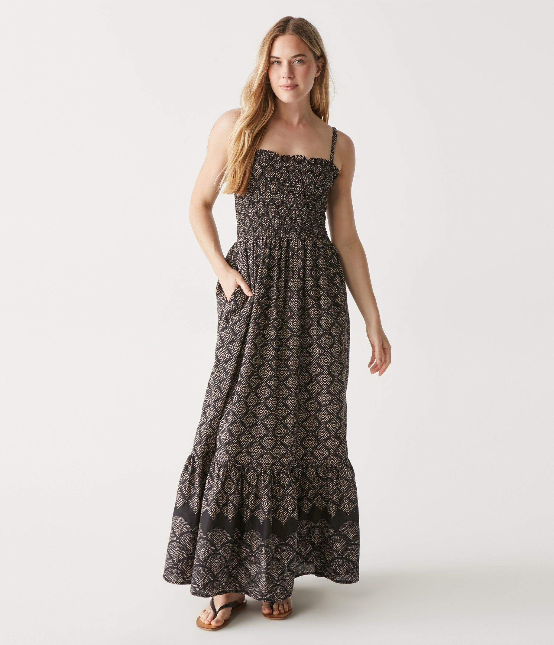 Alejandra Printed Maxi Dress sold by Michael Stars