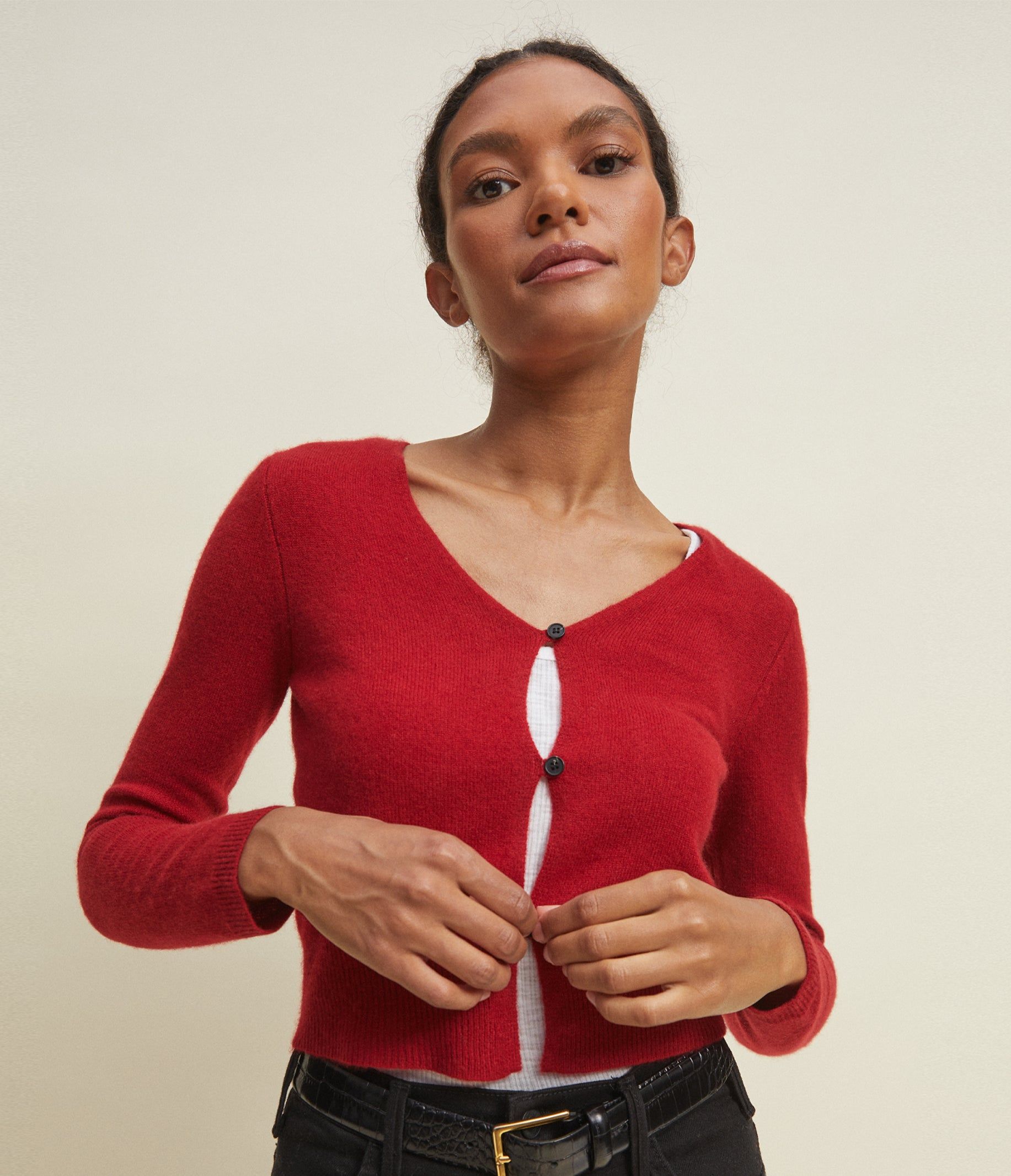 Rosa Cashmere Cardigan sold by Michael Stars