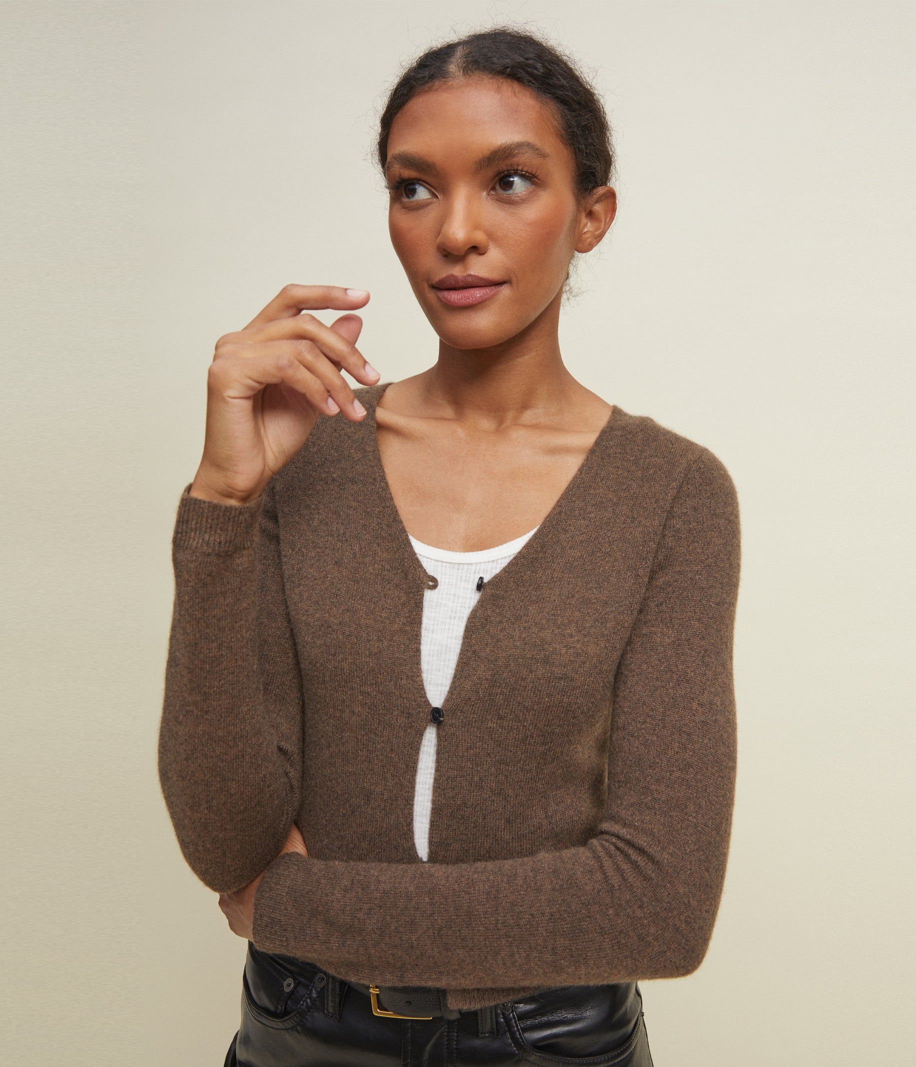 Rosa Cashmere Cardigan sold by Michael Stars product image thumbnail 5