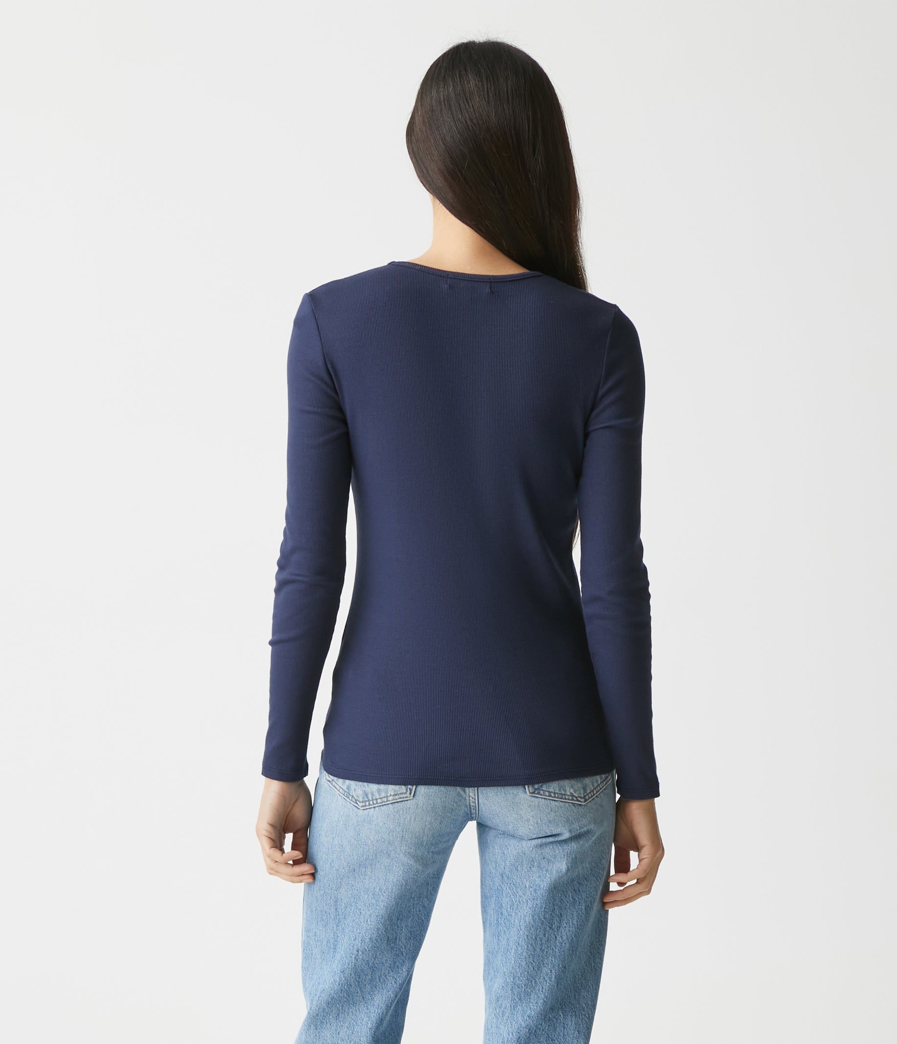 Rachel Ribbed Tee sold by Michael Stars product image thumbnail 22