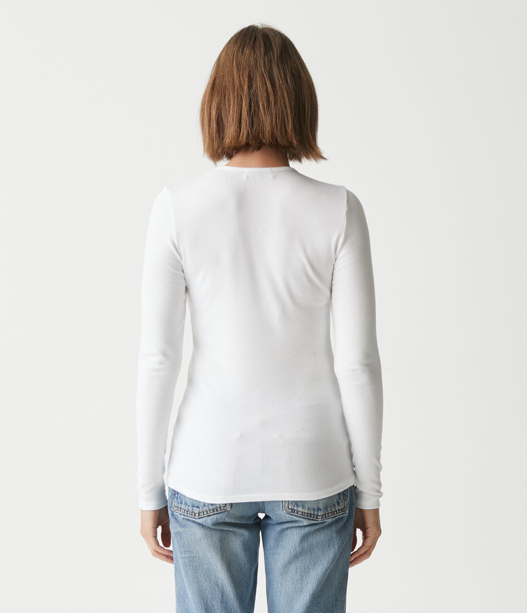 Rachel Ribbed Tee sold by Michael Stars product image thumbnail 12
