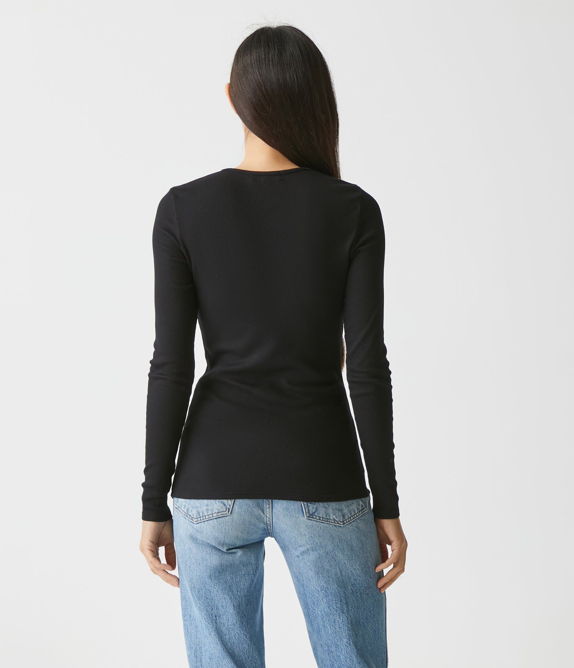 Rachel Ribbed Tee sold by Michael Stars product image thumbnail 8