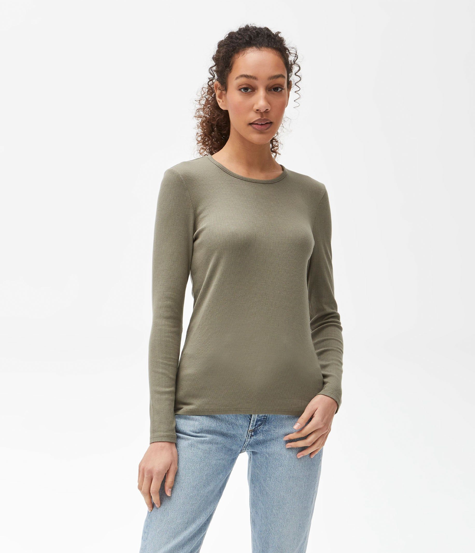 Rachel Ribbed Tee sold by Michael Stars product image thumbnail 14