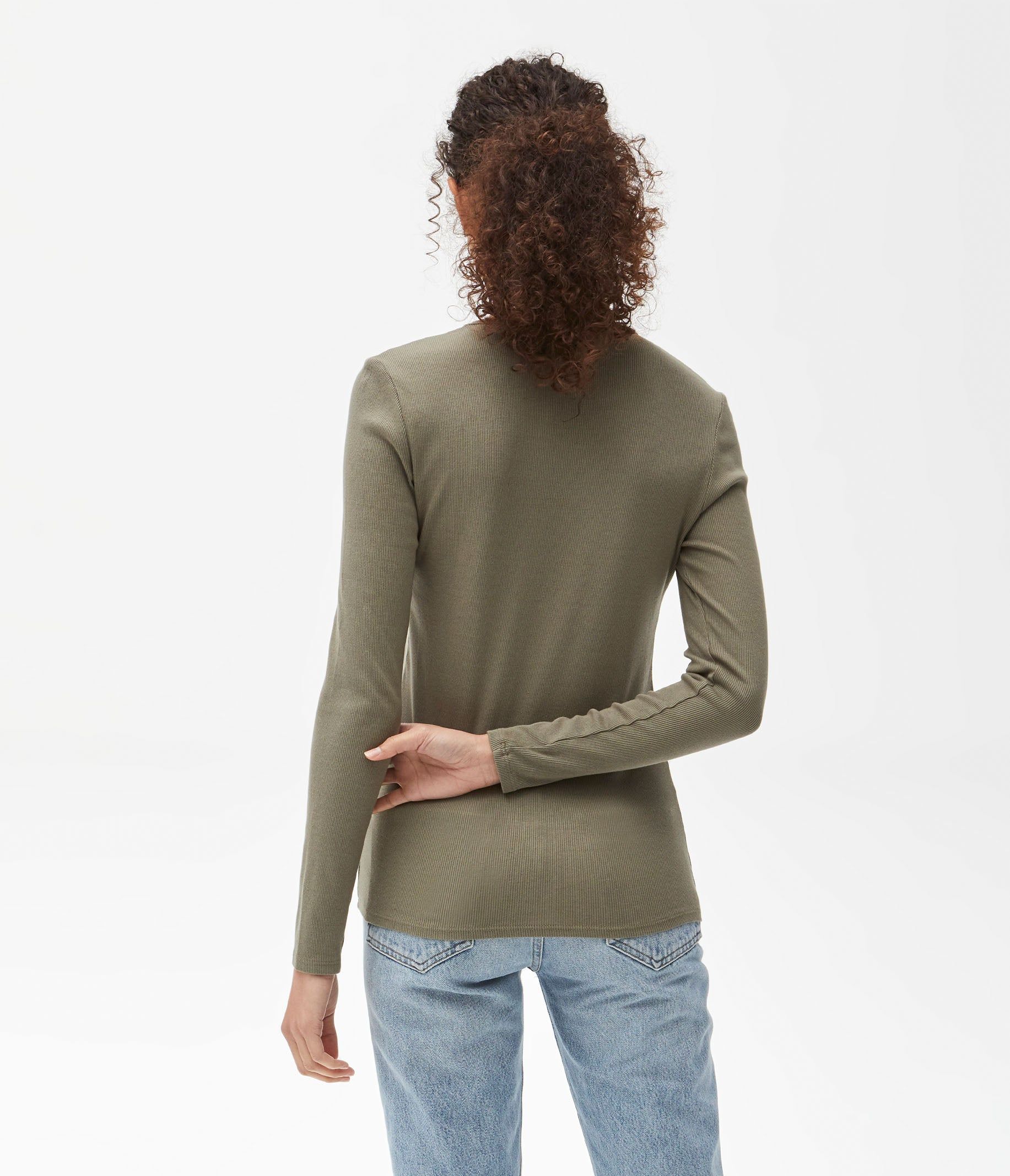 Rachel Ribbed Tee sold by Michael Stars product image thumbnail 15