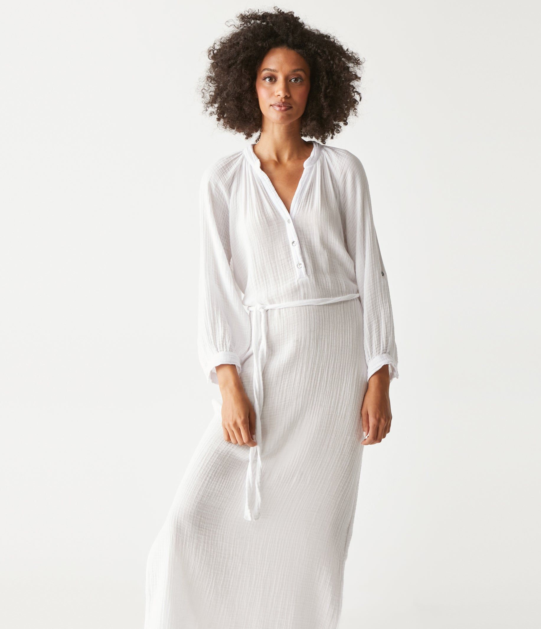 Tamar Gauze Caftan sold by Michael Stars product image thumbnail 3