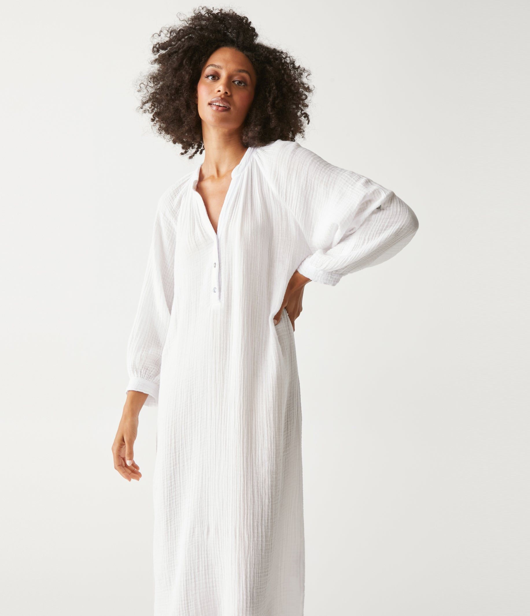 Tamar Gauze Caftan sold by Michael Stars product image thumbnail 2