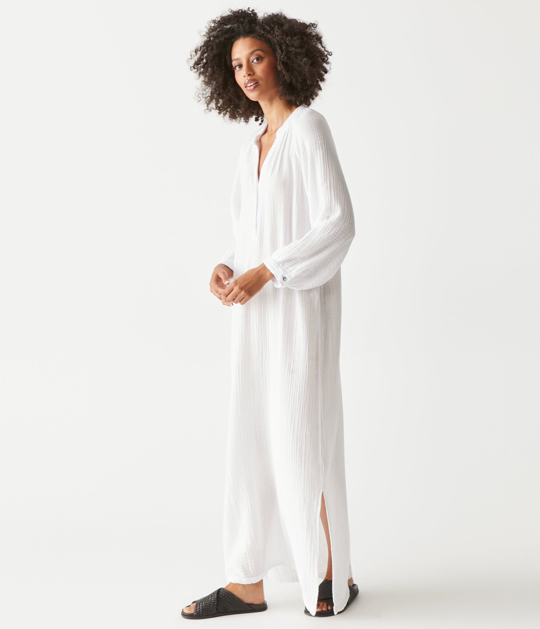 Tamar Gauze Caftan sold by Michael Stars product image thumbnail 4