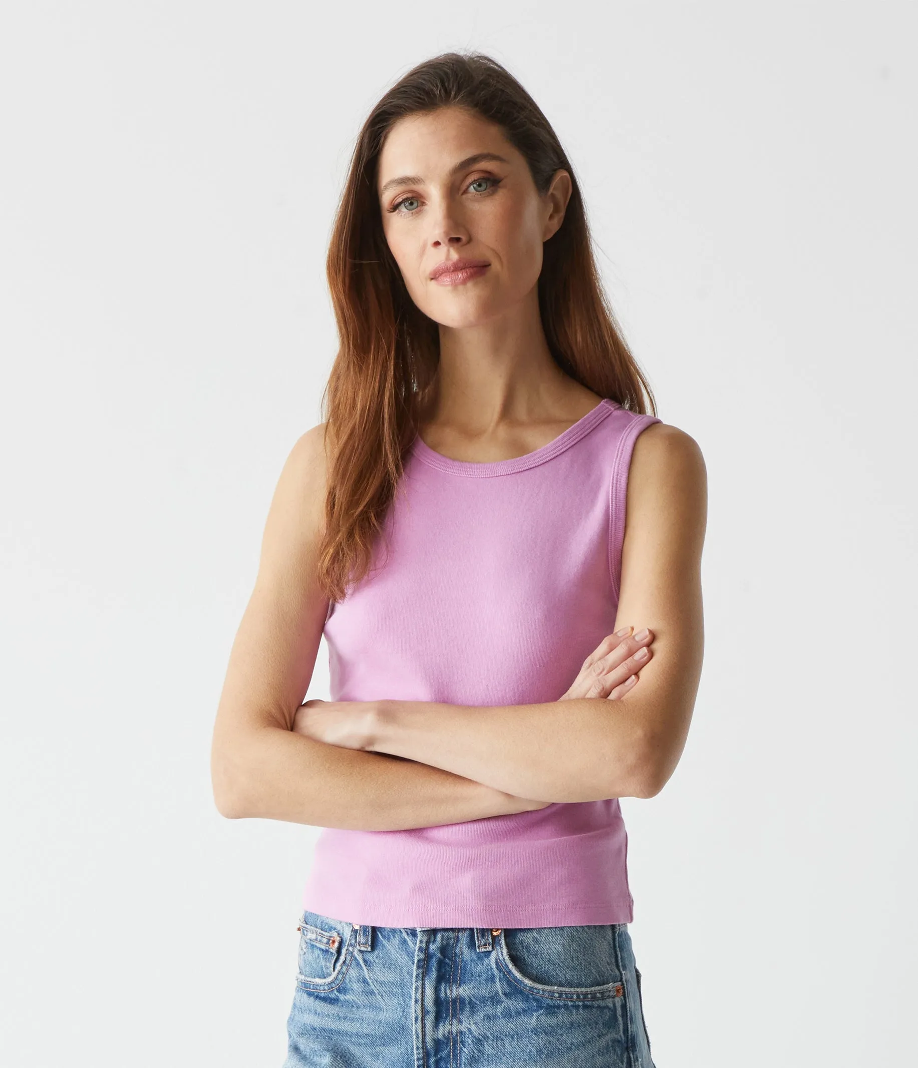 Kendall Cropped Tank sold by Michael Stars product image thumbnail 5