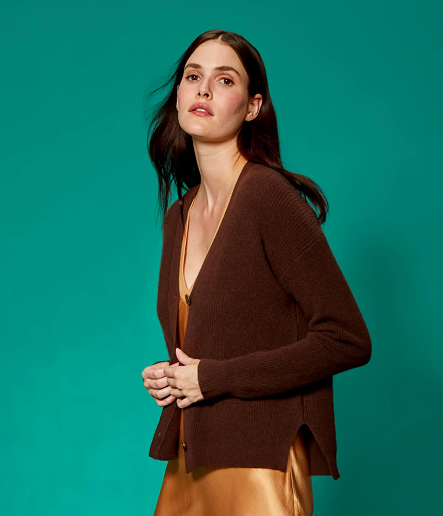 Tasha Cashmere Cardigan sold by Michael Stars product image thumbnail 3