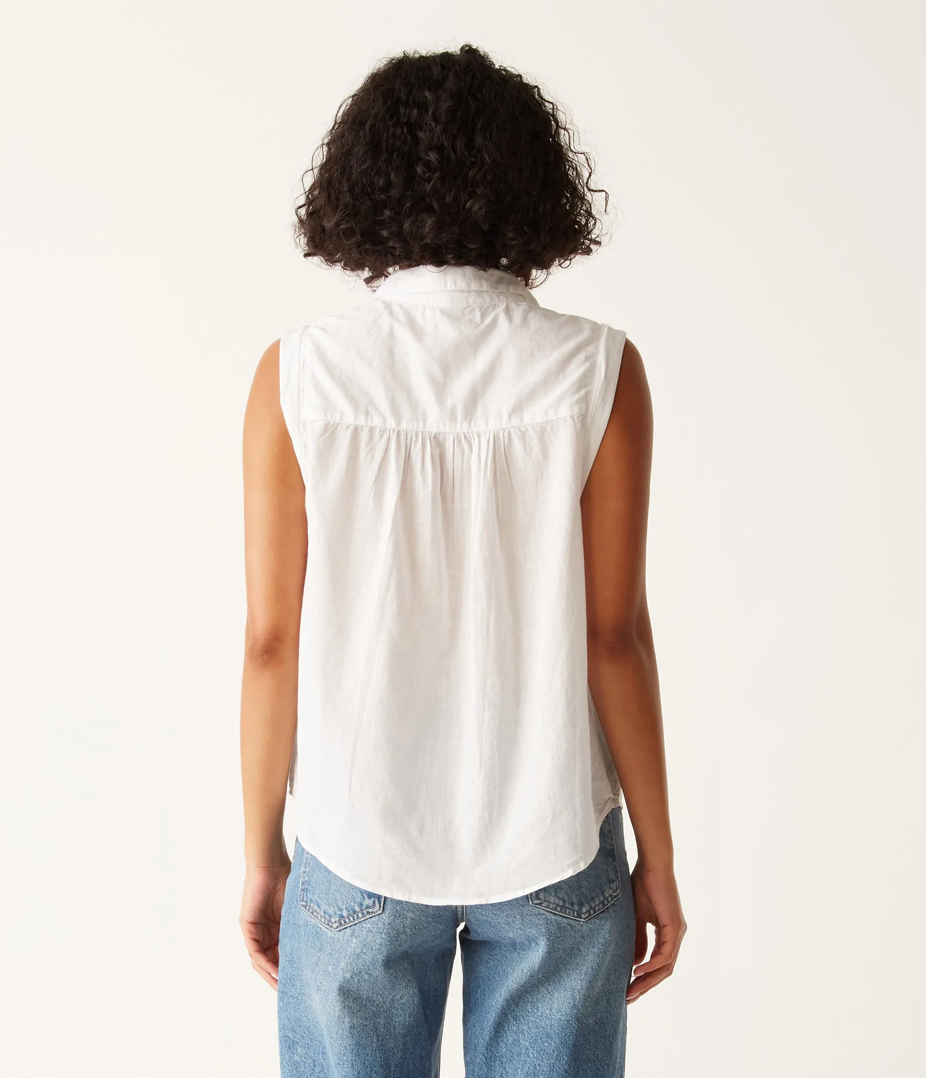 Monique Button Down Tank sold by Michael Stars product image thumbnail 4