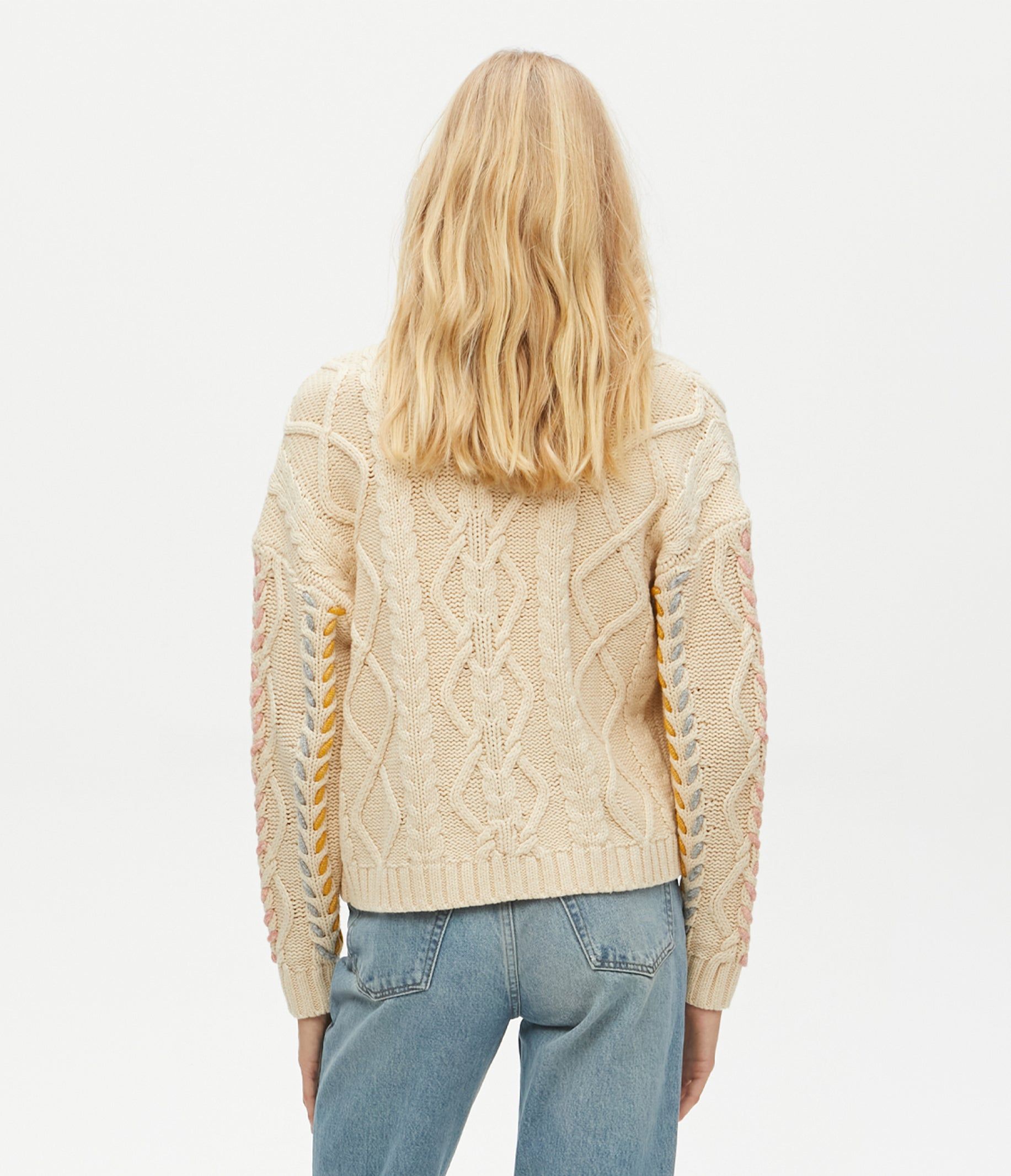 Hadley Cable Knit Cardigan sold by Michael Stars product image thumbnail 6