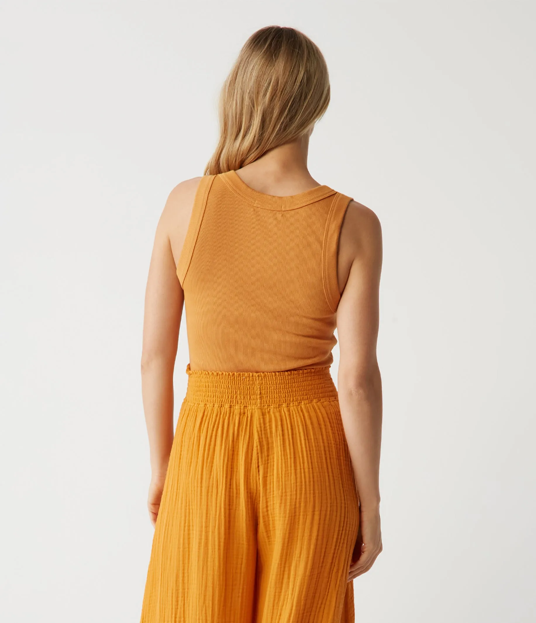 Blanche Ribbed Tank sold by Michael Stars product image thumbnail 4