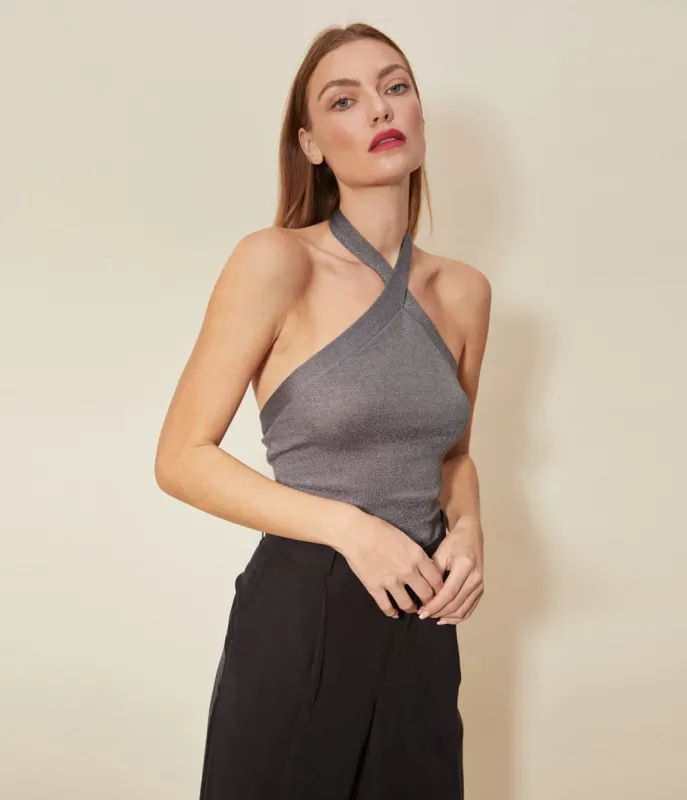 Daphne Shine Halter Top sold by Michael Stars