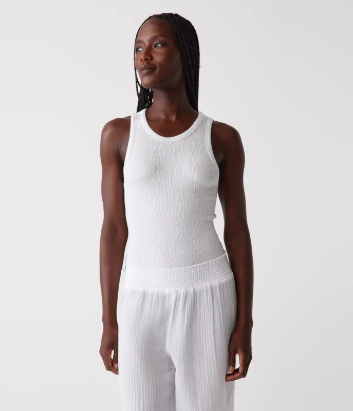 Kira Crinkle Tank made by Michael Stars