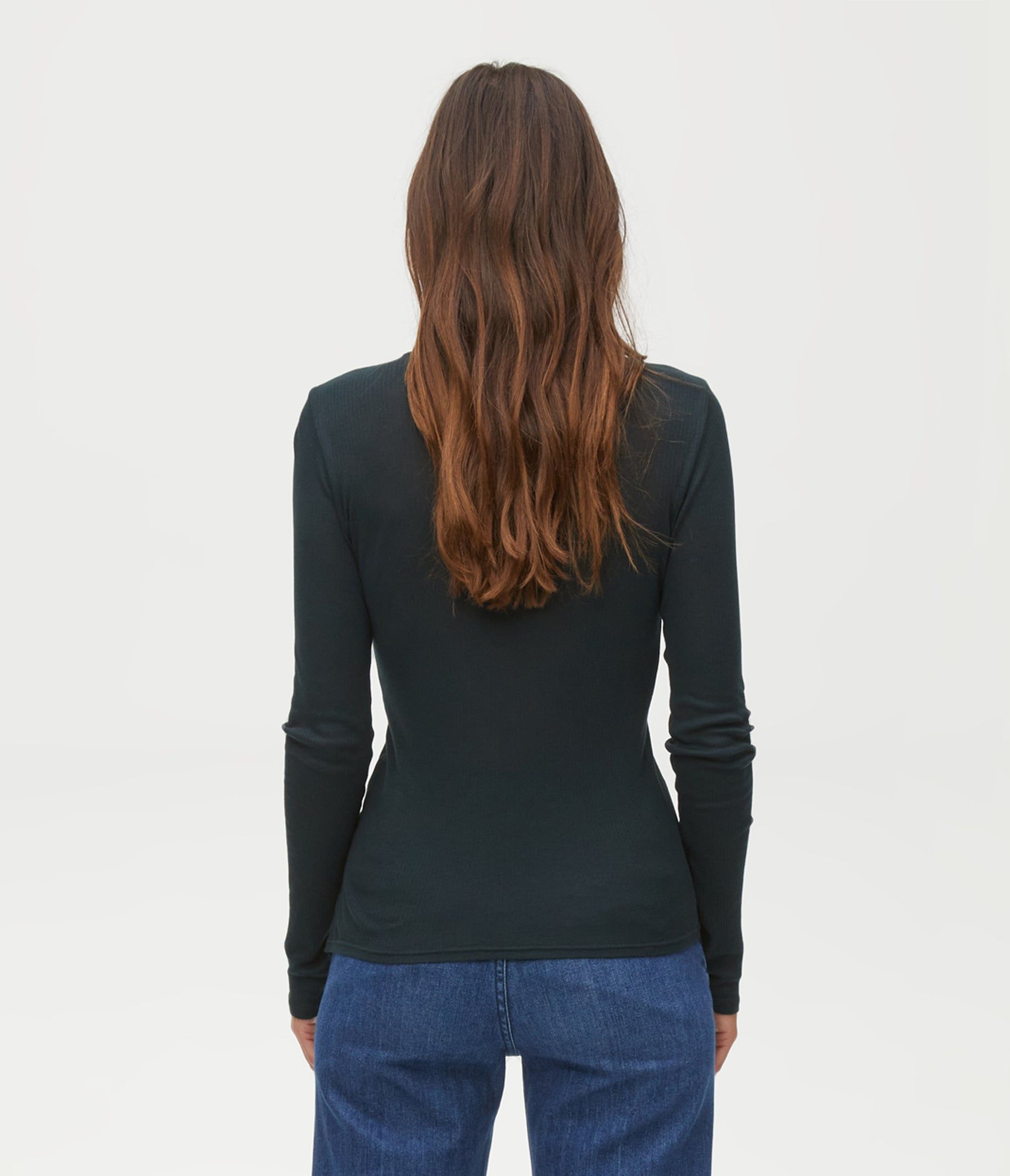 Alanis Ribbed Turtleneck Tee sold by Michael Stars product image thumbnail 20