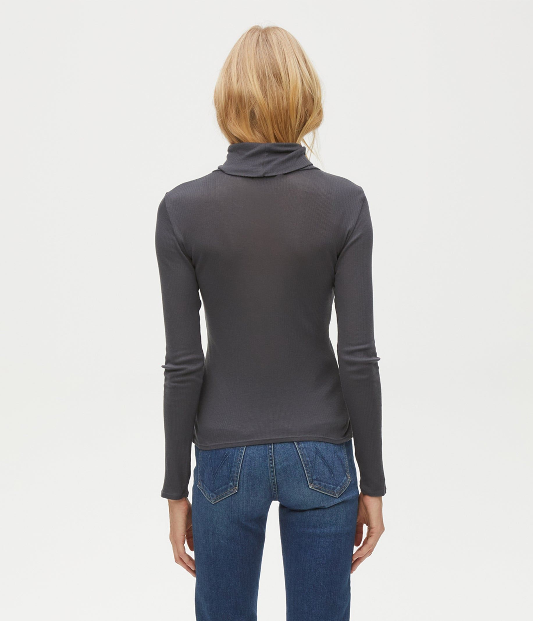 Alanis Ribbed Turtleneck Tee sold by Michael Stars product image thumbnail 24