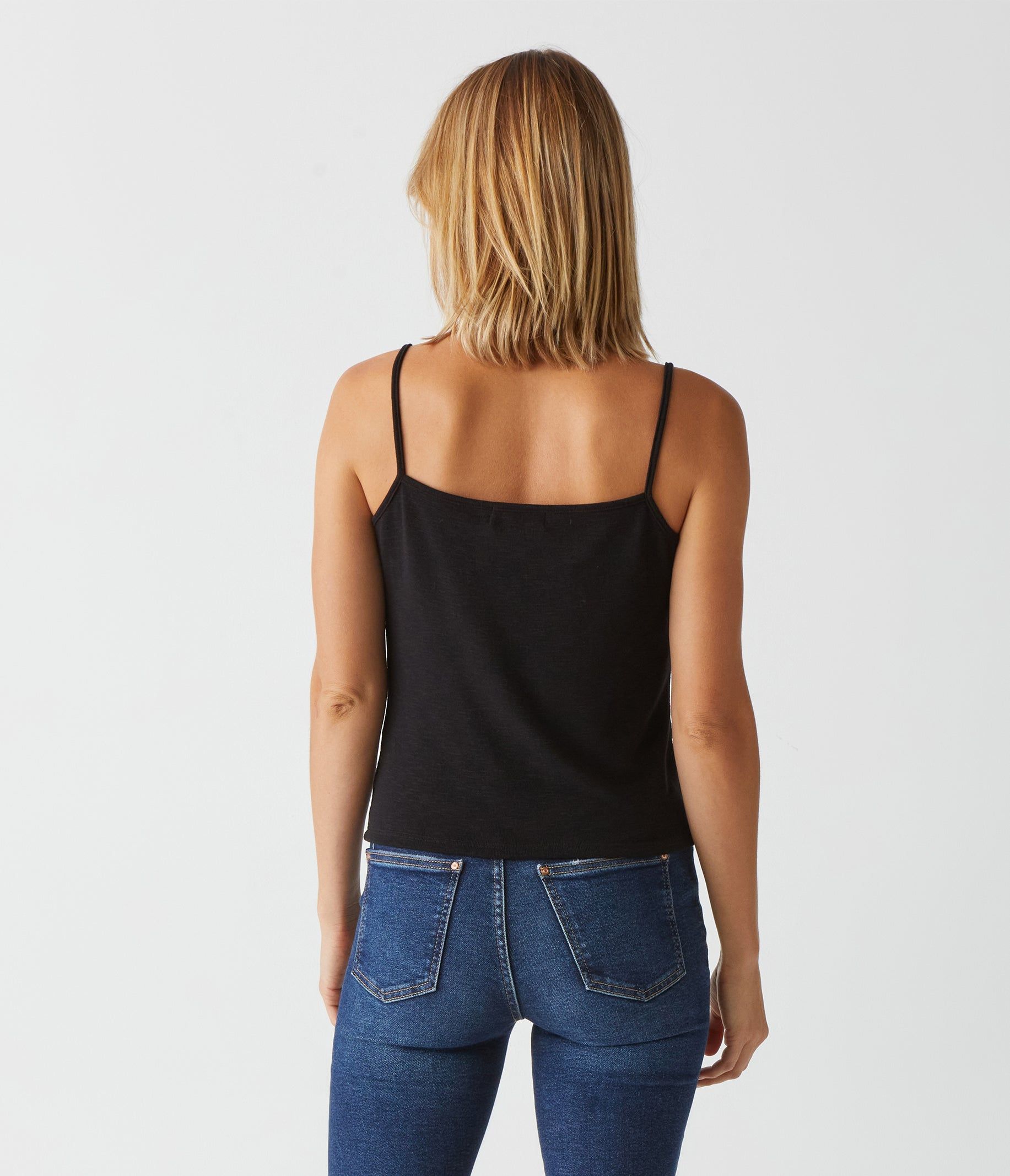 Raven Lace Trim Camisole sold by Michael Stars product image thumbnail 4